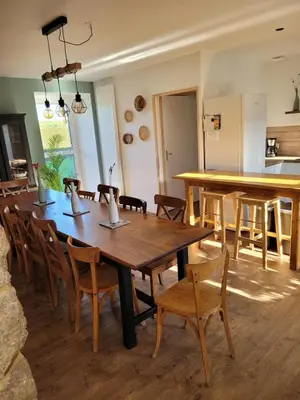 Cuisine ou kitchenette dans l'établissement Domaine de la Venerie