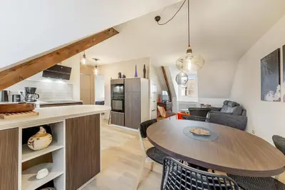 Cuisine ou kitchenette dans l'établissement Armor beautiful renovated apartment 2 bedrooms