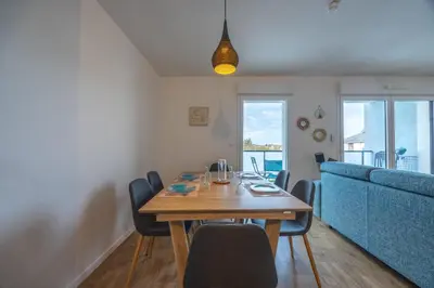 Coin salon dans l'établissement Appartement Tulipe - Welkeys