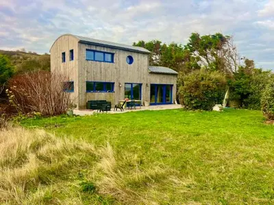 Jardin de l'établissement Villa rhum omaha beach