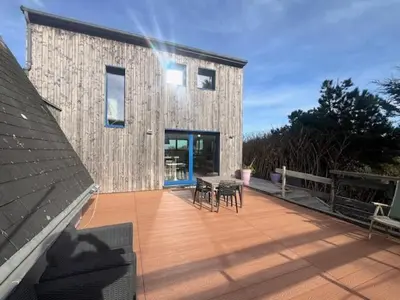 Balcon ou terrasse dans l'établissement Villa rhum omaha beach