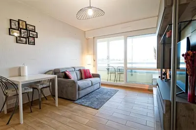 Coin salon dans l'établissement A Joaninha - Vue sur le Port