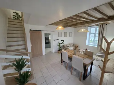 Cuisine ou kitchenette dans l'établissement Maison Marceau