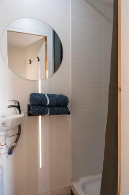 Salle de bains dans l'établissement Studio Campus 1 parking gratuit