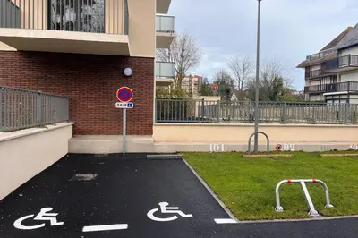 Plan de l'établissement Bright studio in Cabourg close to the beach!