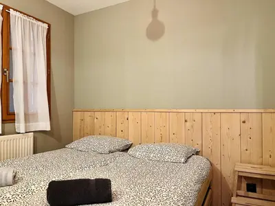 Un ou plusieurs lits dans un hébergement de l'établissement Le Repos de Sainte mere - House near the center