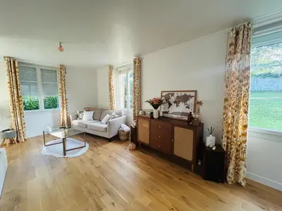 Un ou plusieurs lits dans un hébergement de l'établissement Maison à la Campagne