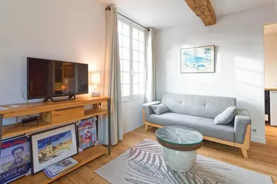 Télévision ou salle de divertissement dans l'établissement Le Cosy de la Rue Froide - Centre Historique
