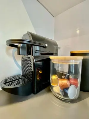 Cuisine ou kitchenette dans l'établissement Appartement confortable en plein centre historique