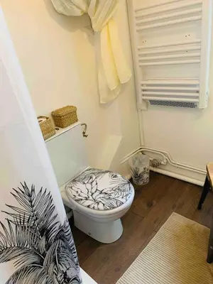 Salle de bains dans l'établissement Petit cocon hyper bien placé Caen