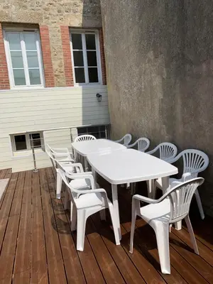 Balcon ou terrasse dans l'établissement La Capitainerie 4 chambres