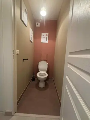 Salle de bains dans l'établissement Appartement 4 personnes rue de la mer