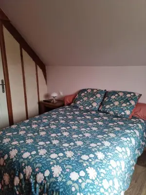 Un ou plusieurs lits dans un hébergement de l'établissement Maison normande entre mer et histoire