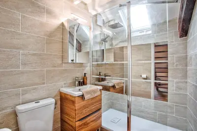 Salle de bains dans l'établissement La Cime - Duplex hypercentre, Wi-Fi & restaurant