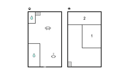Plan de l'établissement Maison Avec Piscine