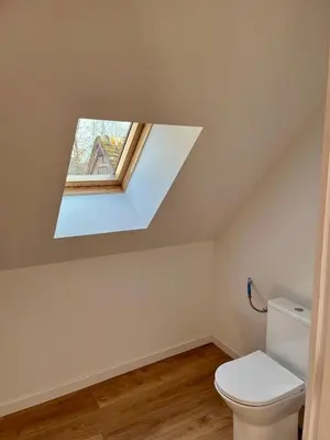 Salle de bains dans l'établissement Calme, moderne, Dives