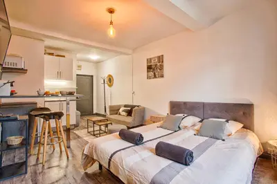 Cuisine ou kitchenette dans l'établissement L'Héritage - Hypercentre - Bars & Restaurants à pieds