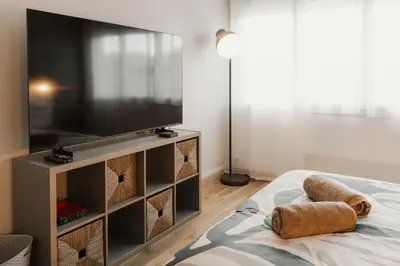 Télévision ou salle de divertissement dans l'établissement Parenthèse Iodée