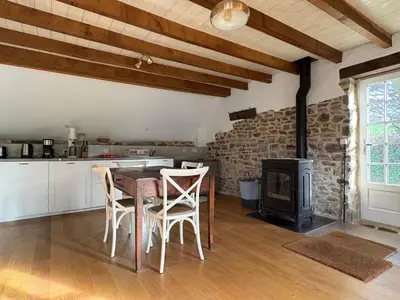 Cuisine ou kitchenette dans l'établissement Le petit Valet