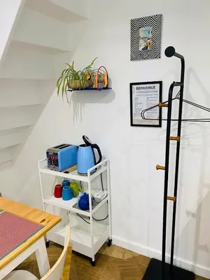 Un ou plusieurs lits superposés dans un hébergement de l'établissement Duplex house with small terrace