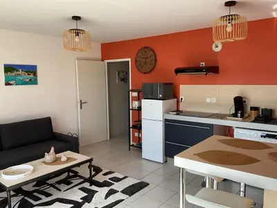 Cuisine ou kitchenette dans l'établissement l'escale