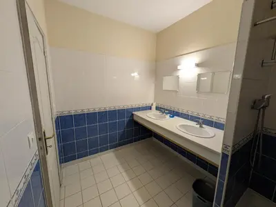 Salle de bains dans l'établissement Gîte de Navarre