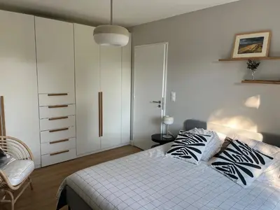 Un ou plusieurs lits dans un hébergement de l'établissement villa carolles