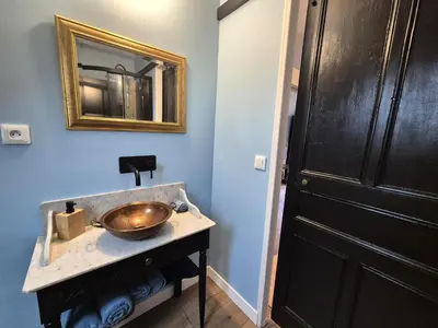 Plan de l'établissement Normandy Couple Getaway with Garden