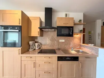 Cuisine ou kitchenette dans l'établissement La Marée - Vue mer & port - T3 tout confort
