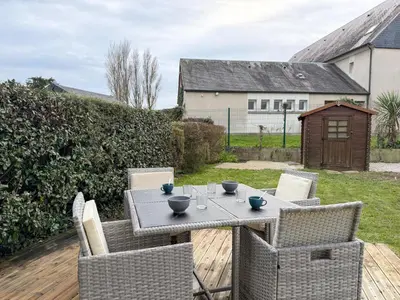 Jardin de l'établissement Le Petit Barfleur - Appartement T2 avec Jardin