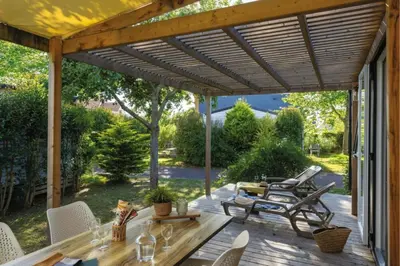 Jardin de l'établissement Cottage Nautilus 6p 3Bdrms AirConPremium