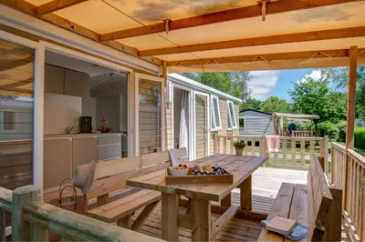 Balcon ou terrasse dans l'établissement Cottage 6p 3Bdrms