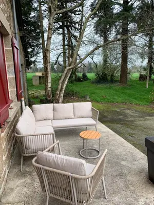 Jardin de l'établissement Gite de l'étang guillaume