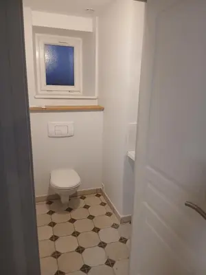 Salle de bains dans l'établissement gite en baie du mont saint michel