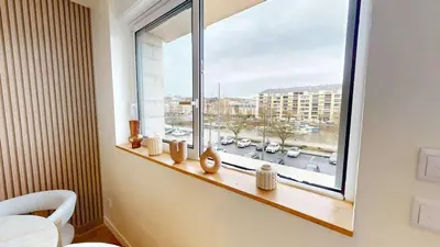 Plan de l'établissement Vue sur le Port de Caen Appartement Premium