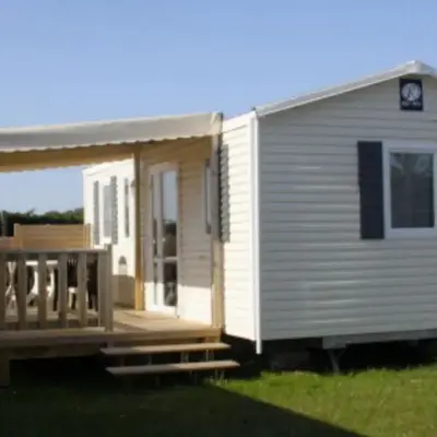 Mobil-home 4 pers avec terrasse à Sainte-Marie-du-Mont - API-1-52-1297