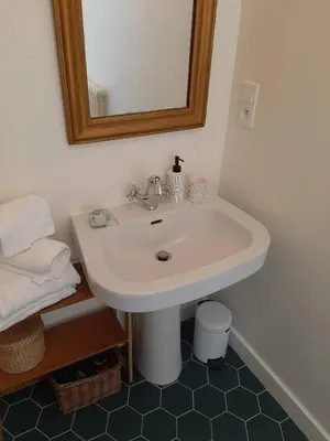 Salle de bains dans l'établissement Les Dunes, 2 pers et Les Embruns, 4pers