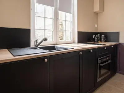 Cuisine ou kitchenette dans l'établissement Apartment Gite Les Ruets by Interhome
