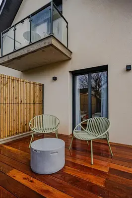 Balcon ou terrasse dans l'établissement Coquelicot
