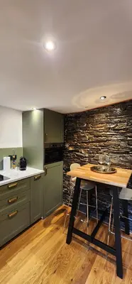 Cuisine ou kitchenette dans l'établissement Aphrodite Spa