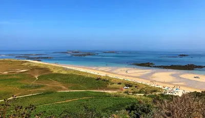 Paysage naturel près de la maison de vacances