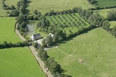 Paysage naturel près de la maison de vacances