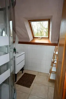 Salle de bains dans l'établissement Prévalon