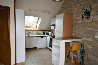 Cuisine ou kitchenette dans l'établissement Prévalon