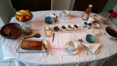 Nourriture dans le B&B/chambre d'hôtes ou à proximité