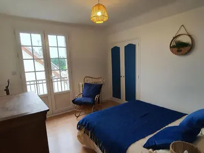 Un ou plusieurs lits dans un hébergement de l'établissement Holiday Home Le Crépuscule - Die Dämmerung by Interhome