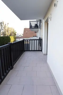 Balcon ou terrasse dans l'établissement T2 rénové accès direct plage