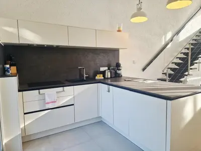 Cuisine ou kitchenette dans l'établissement Villa Saint-Jean