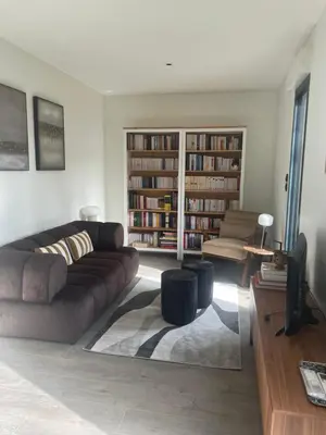 Coin salon dans l'établissement L'Escale d'Omaha