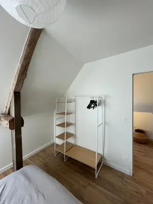 Un ou plusieurs lits dans un hébergement de l'établissement Villa Georgette - Maison au pied du Mont St Michel